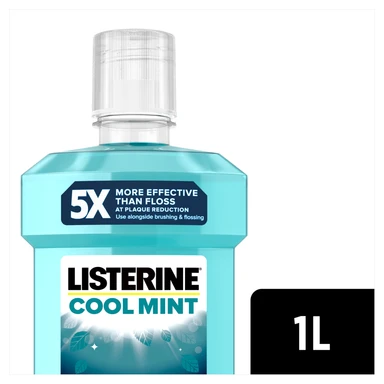 Listerine Essentials Cool Mint Mouthwash 1L