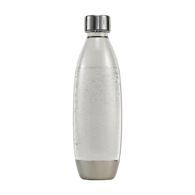 SodaStream FUSE - Bouteille en acier inoxydable 1 L, compatible lave-vaisselle