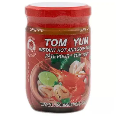 Cock Brand Tom Yum Paste (scharf & sauer) 227g