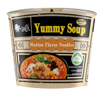 Baixiang Noodle Mutton Soup Bowl 111g