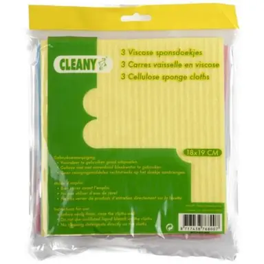 Vochtige Schoonmaakdoeken - Set van 3 (18 x 20 cm)
