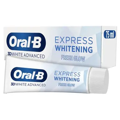 Oral-B 3D White Advanced, dentifrice blancheur éclat express, 75 ml