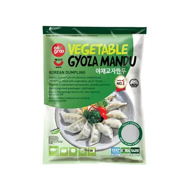 Allgroo Vegetable Gyoza (Dumpling) 540g 