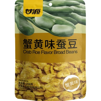 Ganyuan Fèves artificielles au goût d'œufs de crabe 208 g