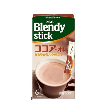 AGF blendy stick cacao au lait 6p 66g [Nieuw Product]