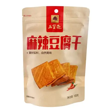 Wuxianzhai pittige en kruidige tofu 108g pittige smaak