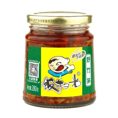 FSG Rijstveger Gebakken Bamboescheuten 280g