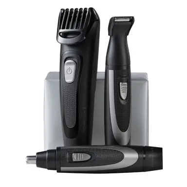 Remington The Works Beard Trimmer Kit, Cordless, Adjustable Settings, Travel Friendly, Attachments, Precise Trimming - MB905