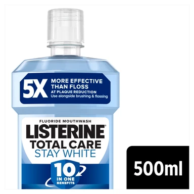 Listerine Total Care Stay White Arctic Mint Mouthwash 500ml