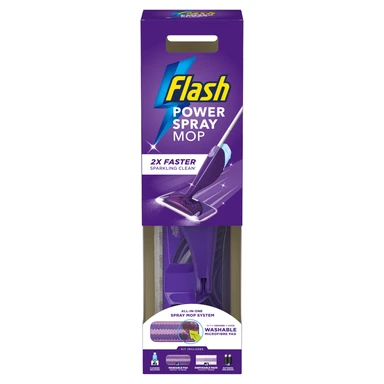 Flash Power Spray Mop Floor Cleaner Starter Kit All In One Spray System