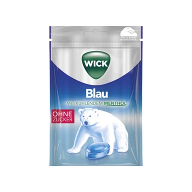 Wick Blaue zuckerfreie Hustenbonbons 72 g