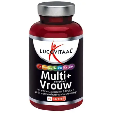 Lucovitaal Mult+ Compleet Vrouw 120 Tbl