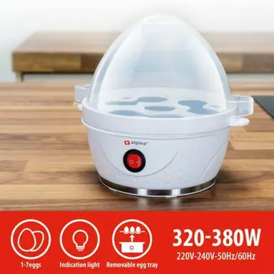 Alpina Eierkoker voor 7 Eieren 230V 320-380W