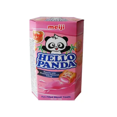 Hello Panda - Aardbeienvla 50g