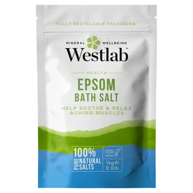 Westlab Health Epsom Bath Salt 1kg