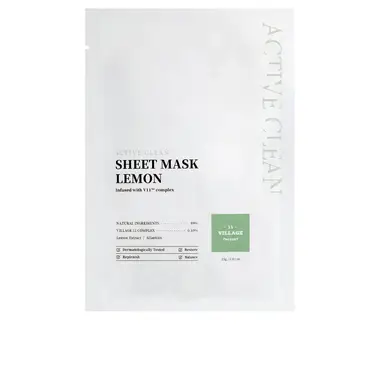 ​​ACTIVE CLEAN citroen sheetmasker 23 g​​