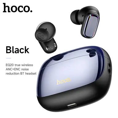 HOCO EQ20 Rhyme Wireless Noise Reduction Earphones - Black
