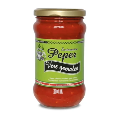 LEKKER BEKKIE Surinaamse vers gemalen chili/peper 290 ml