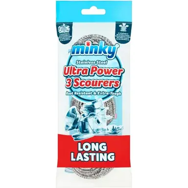 Minky Ultra Power Scourers (3 Pack)