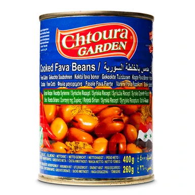 Chtoura Fava Bonen (Ful Medames) Syrisch Recept 400 g Turks