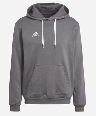 Adidas Entrada 22 Hooded Sweat in Team Grey 4