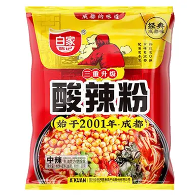 BJ Aardappel Vermicelli (Zak) - Zuur Heet 105g