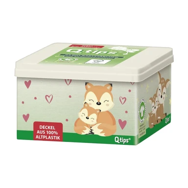 Q-Tips Bio-Babypflege Wattestäbchen, 64 Stück