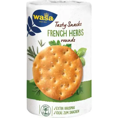 Wasa Tasty Snacks Rounds French Herbs 205 g