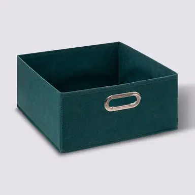 5Five Petrolblaue Aufbewahrungsbox 15 x 31 cm | Heimaufbewahrung