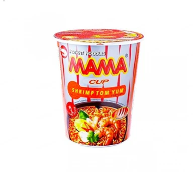 MAMA instant noedels garnalen Tom Yum beker 70 g