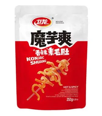 Weilong Scharfer Konjak-Snack - Scharf 252 g