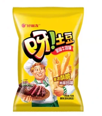 Orion French fries Tenderloin steak flavour 70g 呀!土豆里脊牛排味70g
