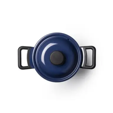 LocknLock Decore 20cm Kochtopf mit Deckel - Marineblau - LDE1204IH