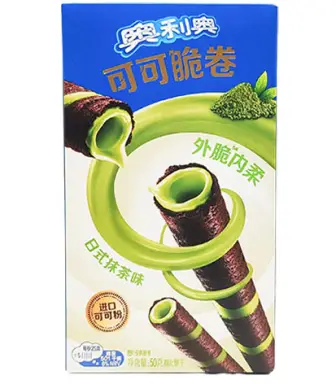 Oreo Cocoa Crisp Rolls-Matcha 奧利奧可哥脆卷-抹茶50g
