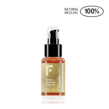 Freshly Cosmetics Reisformaat - Golden Radiance Lichaamsolie - Standaard (50ml)