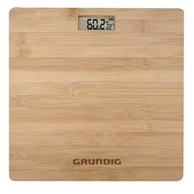 Grundig Personenweegschaal Bamboo