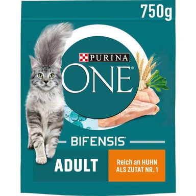 Purina One Bifensis Adult Trockenfutter Huhn & Vollkorn 750 g
