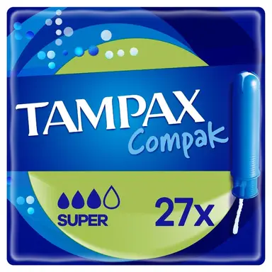 Tampax COMPACK Tampons Duplo 27 stuks Super