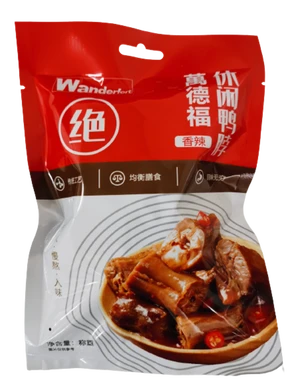 Wanderfort Wanjia Absolute Flavour Duck Neck Spicy Flavour 105g 1 Pack