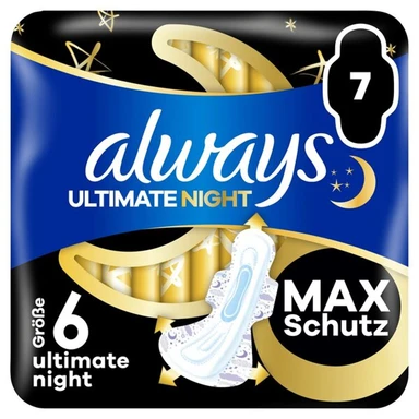 Always Ultimate Night Maandverband (Maat 6) Met Vleugels x7