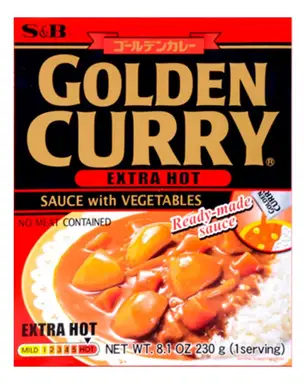 Golden Curry Saus met Groenten Extra Heet 230 g