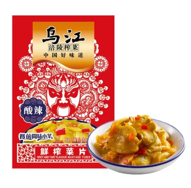 WUJIANG Spicy and Tart Mustard Tuber 80g/pack