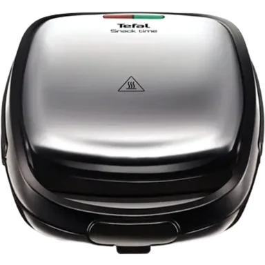 Tefal SW341D12 - sandwichmaker - 700 W vermogen, roestvrijstalen platen met anti-aanbaklaag