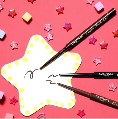 Canmake Creamy Touch Eyeliner Ultra Fin 1,5 mm 03 Brun Foncé 0,10 g