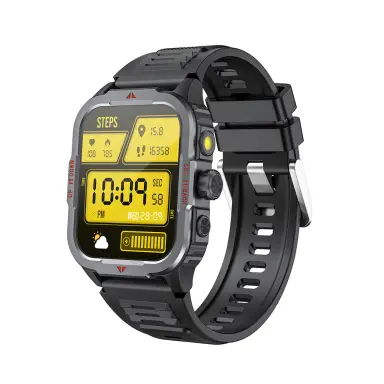 Smartwatch G129 Black Outdoor Sports Watch - Black