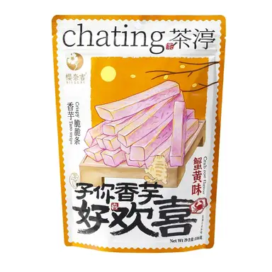 Lanières de Taro Croquantes Saveur d'Oeufs de Crabe 106g