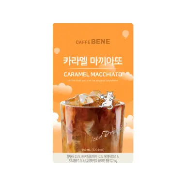CAFFE BENE Karamell-Macchiato 190ml (Beutel)