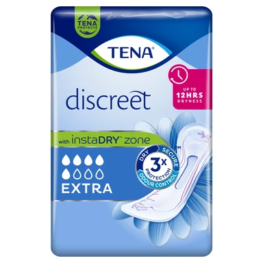 Tena Discreet Extra Duo Pack Incontinence 20 Pads