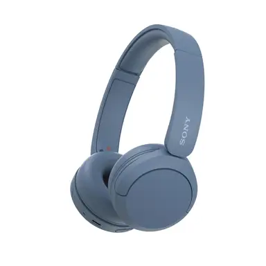 Sony WH-CH520 Draadloze Bluetooth-koptelefoon - tot 50 uur batterijduur met snelladen, on-ear stijl - Blauw