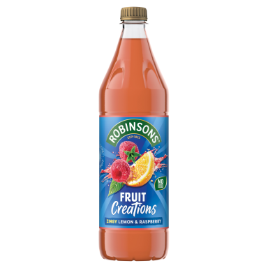 Robinsons Fruit Creations Lemon & Raspberry Squash 1 litre